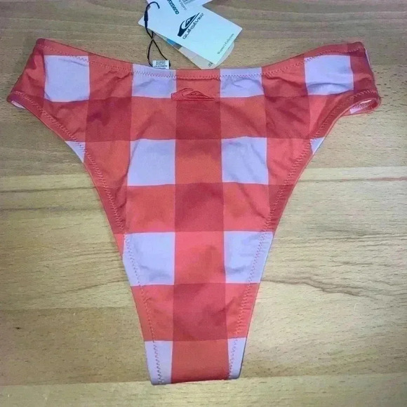 Quicksilver Checkered Bikini Bottom Size S - Picture 5 of 8